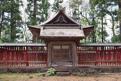 国の重要文化財に指定されている満天姫の霊屋「明鏡台」＝長勝寺境内